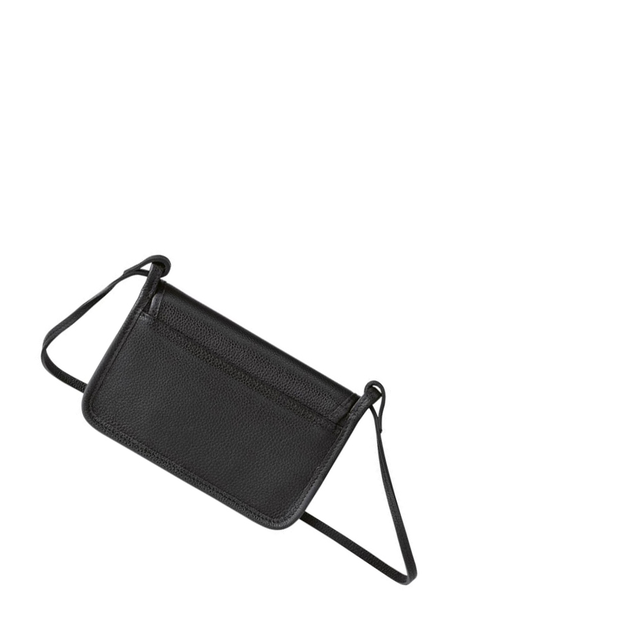 Cremallera De Carteras Longchamp Le Foulonné Mujer Negras | ES-EULQ532