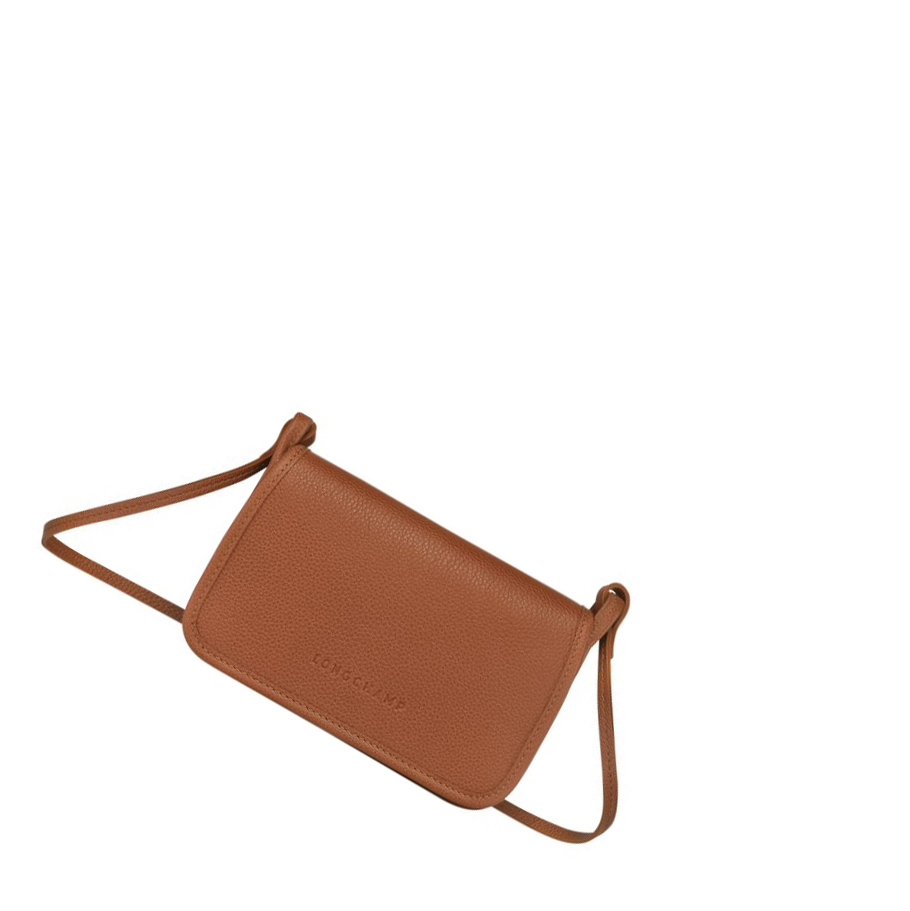 Cremallera De Carteras Longchamp Le Foulonné Mujer Marrones | ES-IMJE816