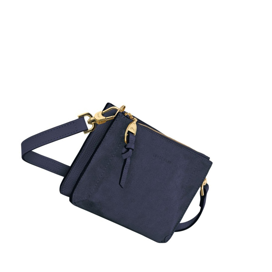 Cremallera De Carteras Longchamp Mailbox Soft Mujer Azul Marino | ES-GQMI319