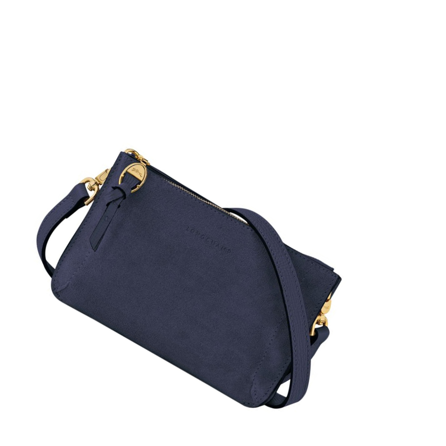 Cremallera De Carteras Longchamp Mailbox Soft Mujer Azul Marino | ES-GQMI319