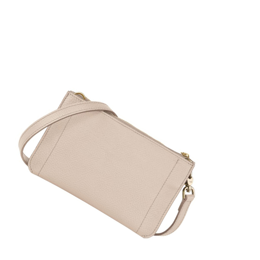 Cremallera De Carteras Longchamp Mailbox Mujer Beige | ES-HRKB617