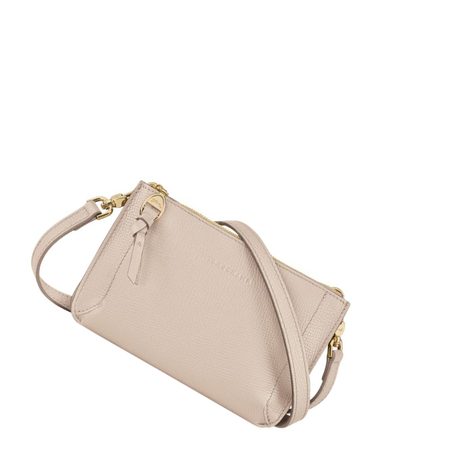 Cremallera De Carteras Longchamp Mailbox Mujer Beige | ES-HRKB617