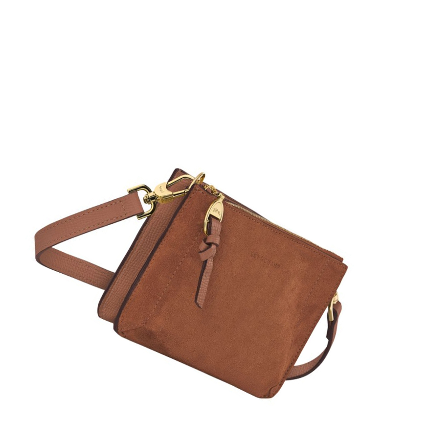 Cremallera De Carteras Longchamp Mailbox Soft Mujer Marrones | ES-JFNK217