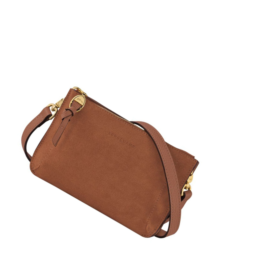 Cremallera De Carteras Longchamp Mailbox Soft Mujer Marrones | ES-JFNK217