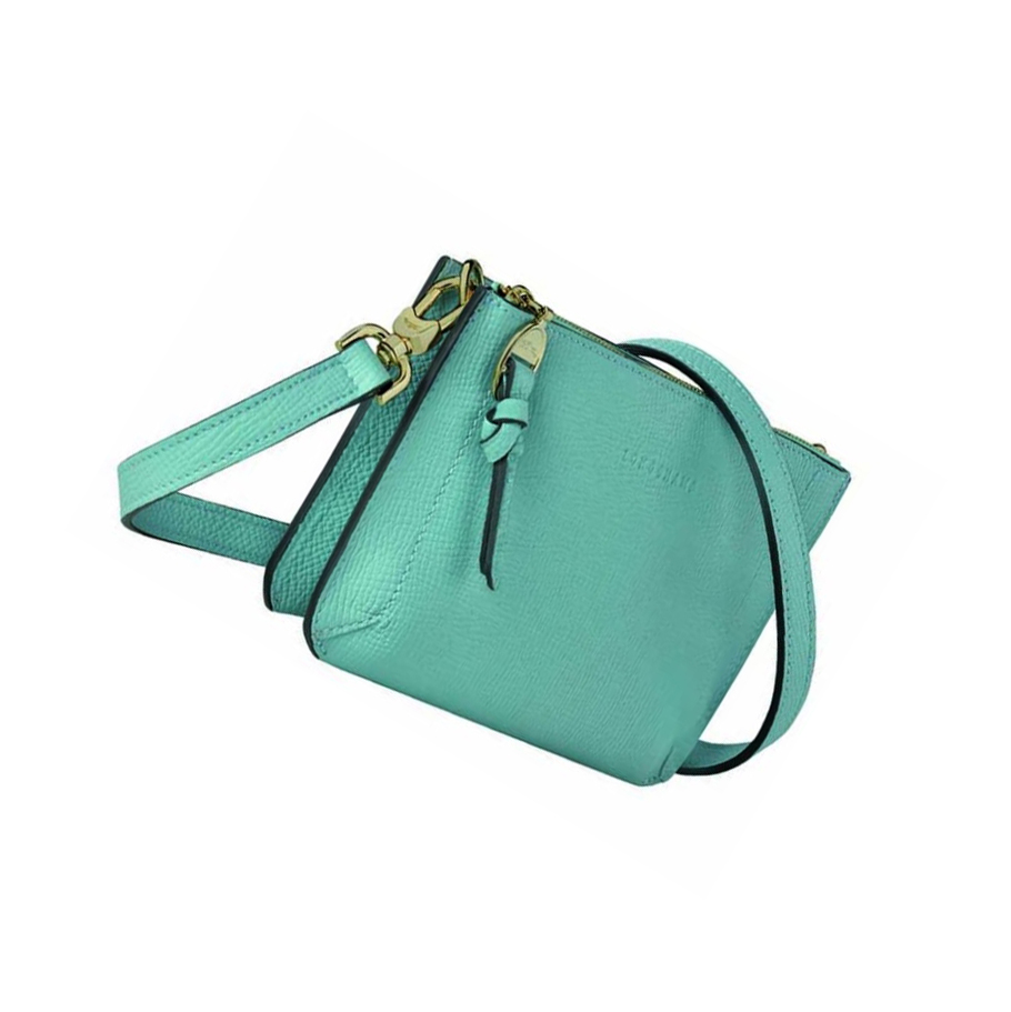 Cremallera De Carteras Longchamp Mailbox Mujer Azules | ES-LNSQ649
