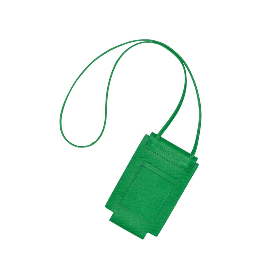 Fundas de Móvil Longchamp Cuir De Russie Mujer Verde | ES-XZKQ618