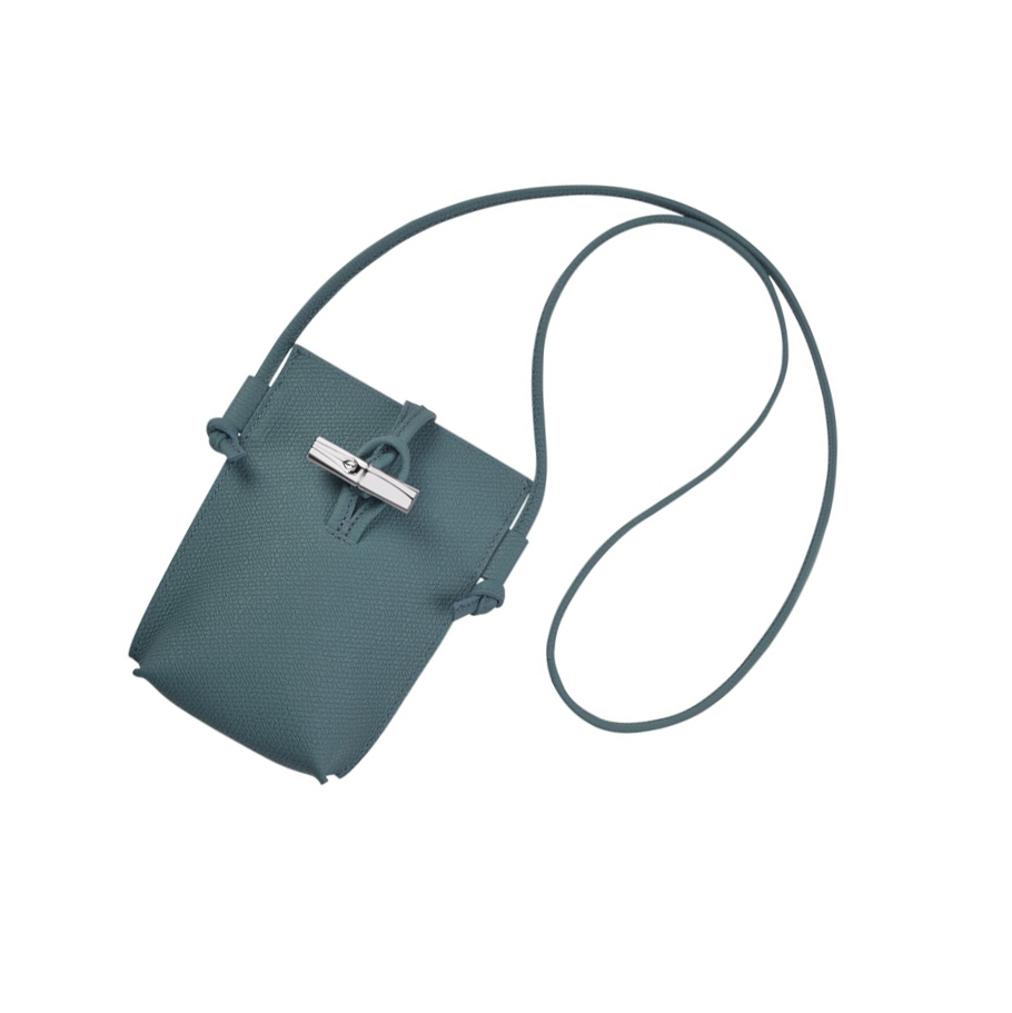 Fundas de Móvil Longchamp Roseau Mujer Azules | ES-YMKL657