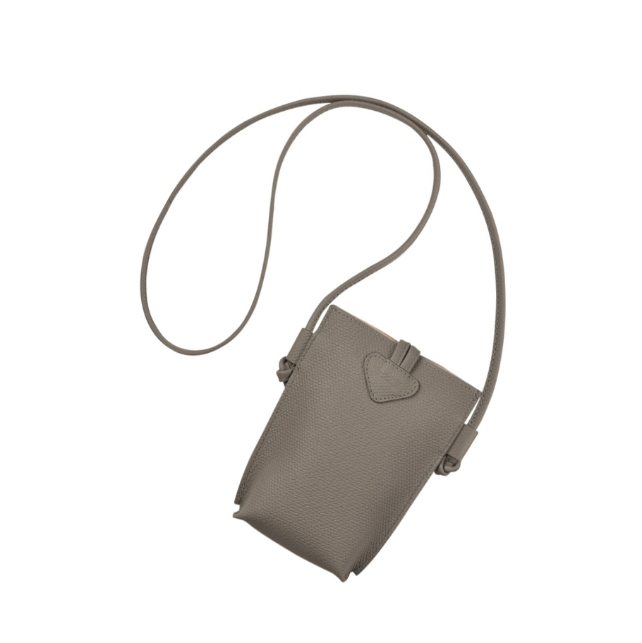 Fundas de Móvil Longchamp Roseau Mujer Gris | ES-RDEF360