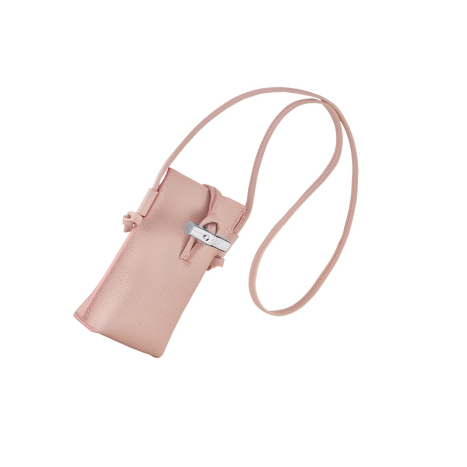 Fundas de Móvil Longchamp Roseau Mujer Rosas | ES-NLZM412