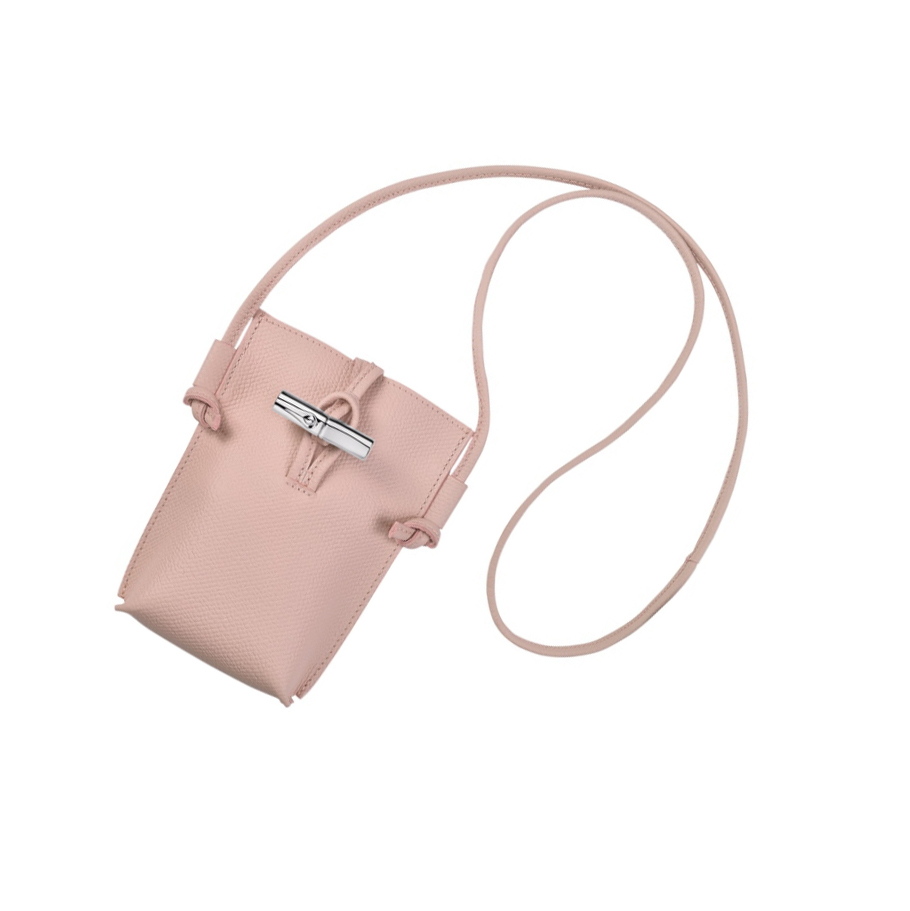 Fundas de Móvil Longchamp Roseau Mujer Rosas | ES-NLZM412