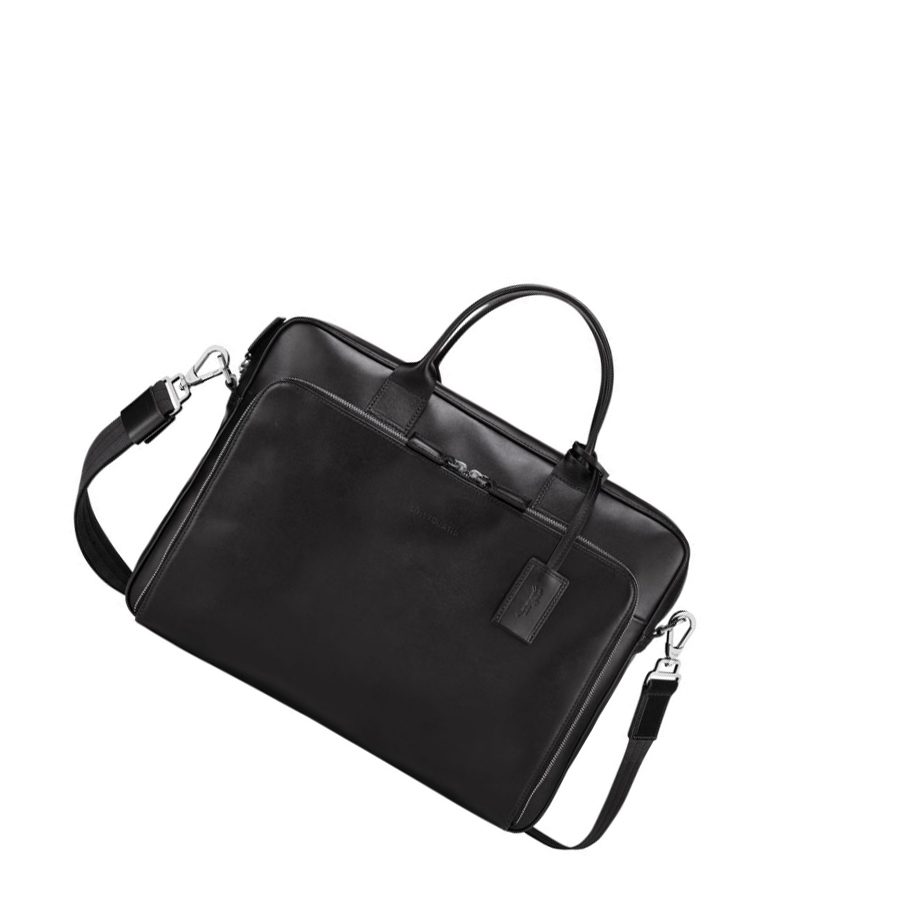 Maletín Longchamp Baxi M Hombre Negras | ES-BUWO618