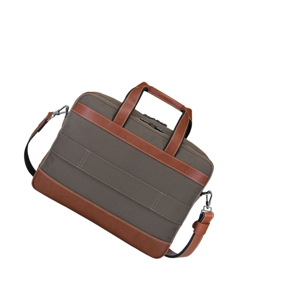 Maletín Longchamp Boxford L Hombre Marrones | ES-QTJK395
