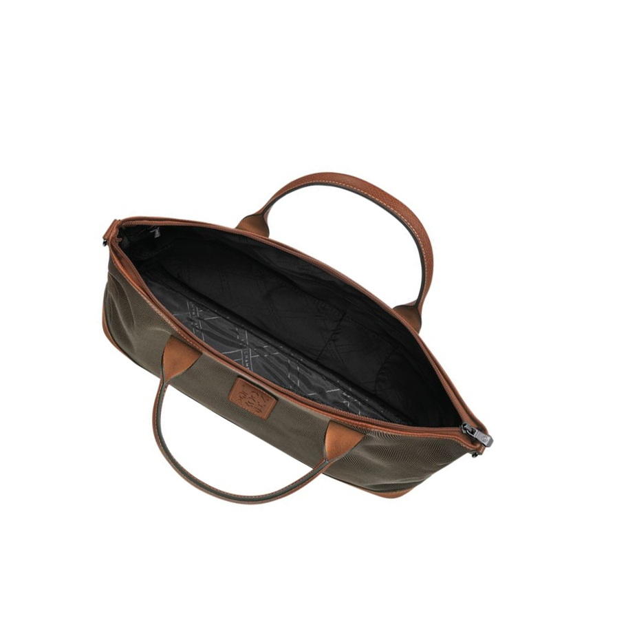 Maletín Longchamp Boxford S Hombre Marrones | ES-DAVS641