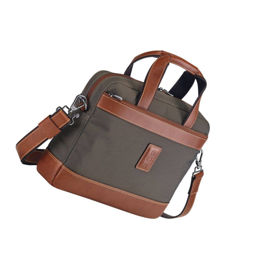 Maletín Longchamp Boxford S Hombre Marrones | ES-ITMN071