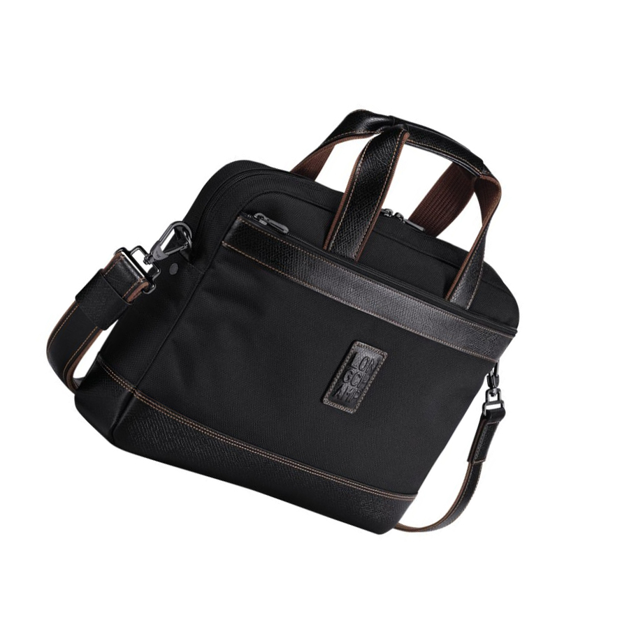 Maletín Longchamp Boxford S Hombre Negras | ES-FCLY657