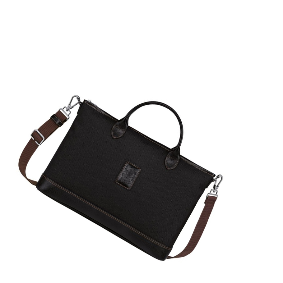 Maletín Longchamp Boxford S Mujer Negras | ES-RIXS416