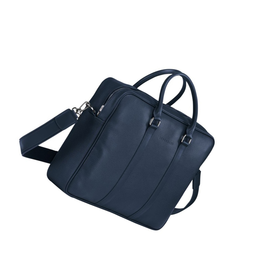 Maletín Longchamp Le Foulonné M Hombre Azul Marino | ES-PDKS093