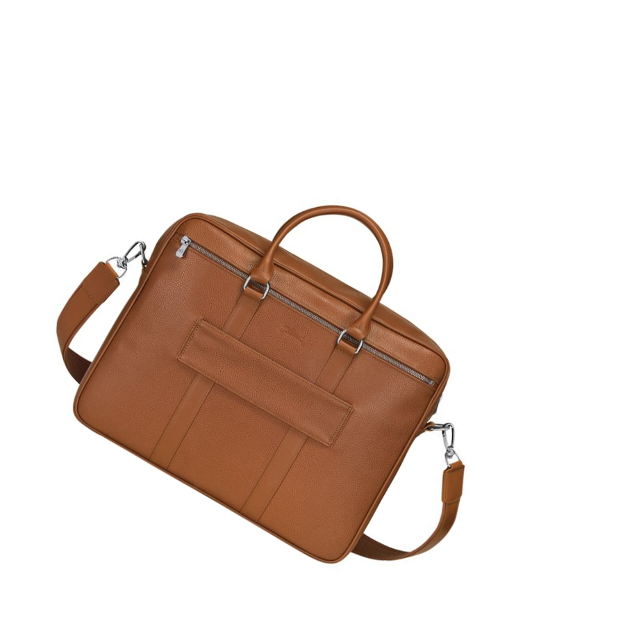 Maletín Longchamp Le Foulonné M Hombre Marrones | ES-EKFM390