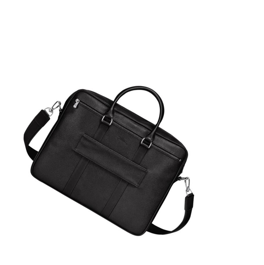 Maletín Longchamp Le Foulonné M Hombre Negras | ES-YTJP417