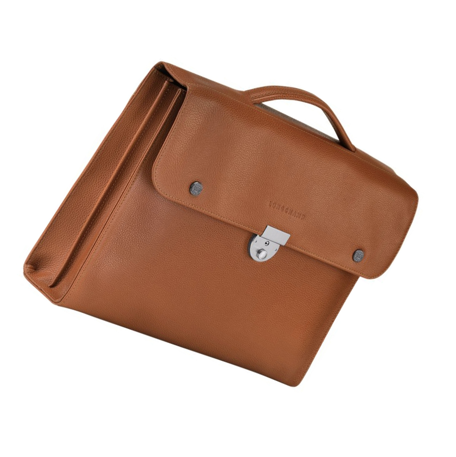 Maletín Longchamp Le Foulonné M Mujer Marrones | ES-JZSD513