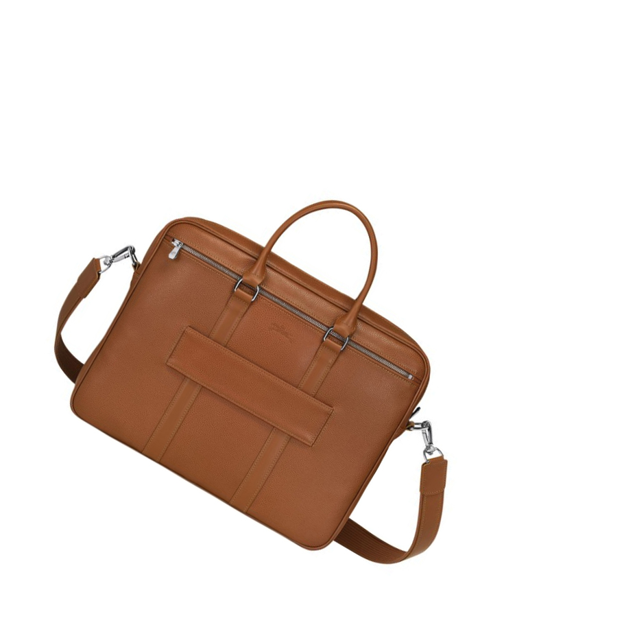 Maletín Longchamp Le Foulonné S Hombre Marrones | ES-DIOR705