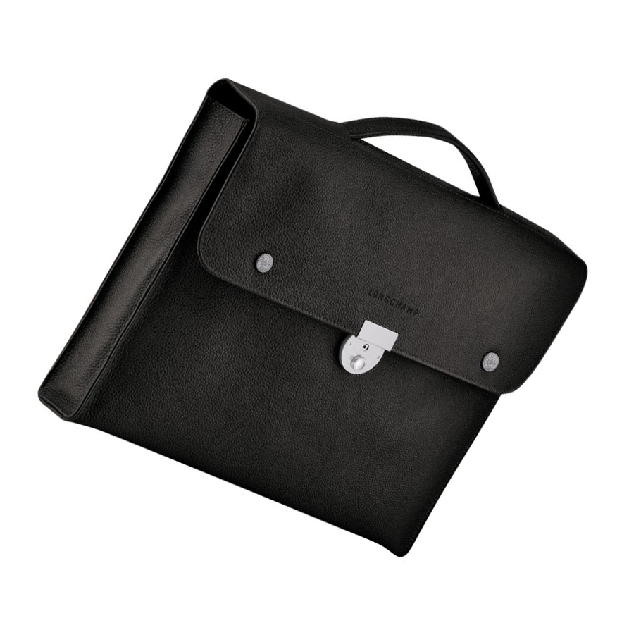 Maletín Longchamp Le Foulonné S Hombre Negras | ES-LBZX357