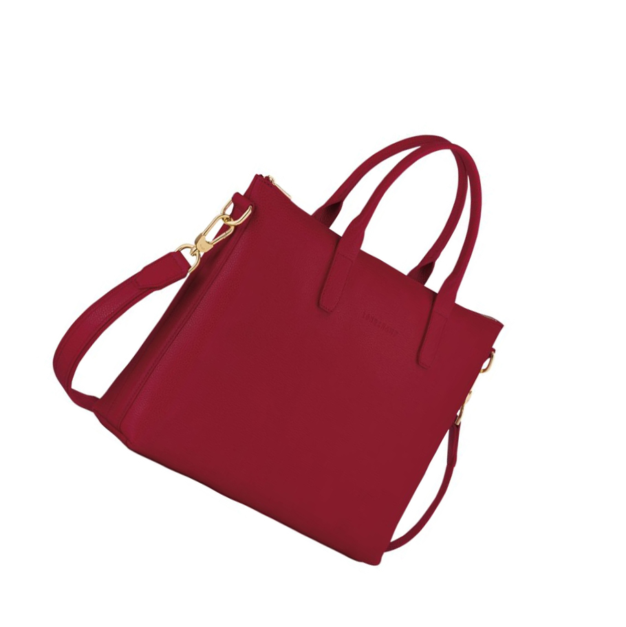 Maletín Longchamp Le Foulonné S Hombre Rojas | ES-LHGR584