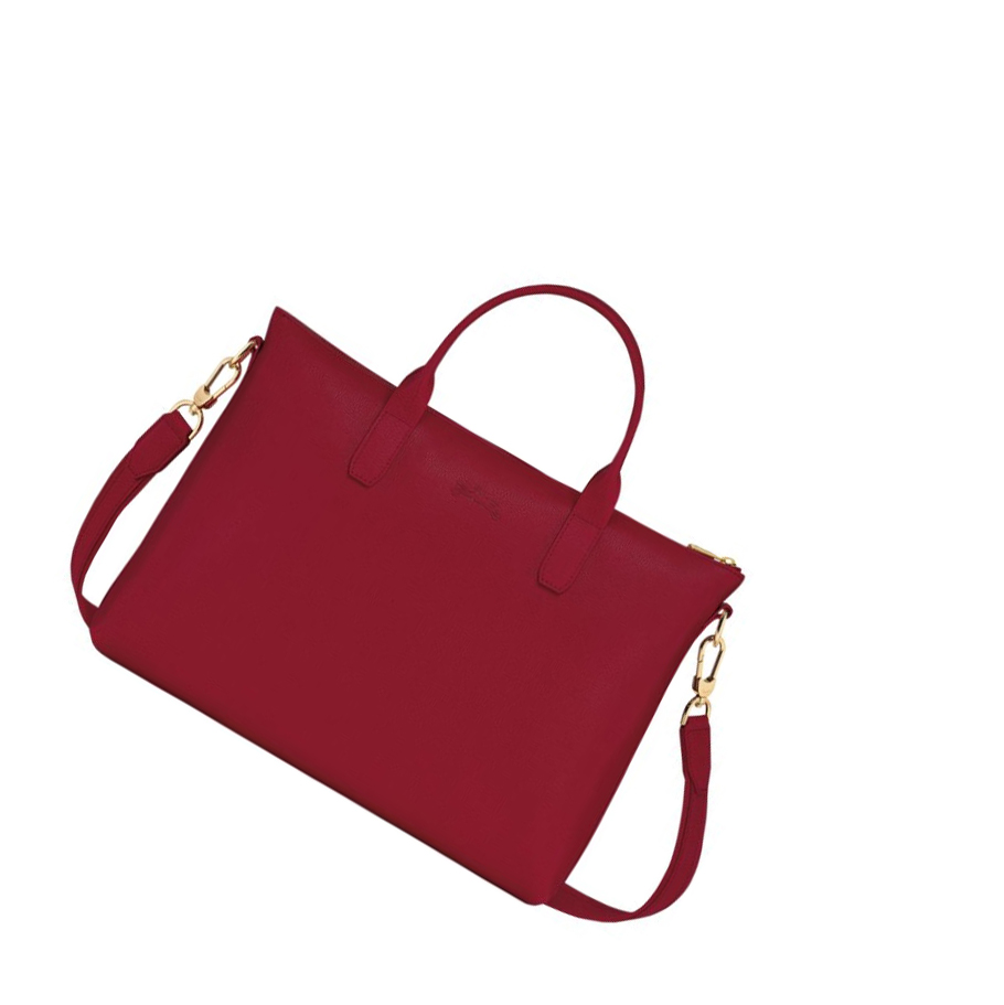 Maletín Longchamp Le Foulonné S Hombre Rojas | ES-LHGR584