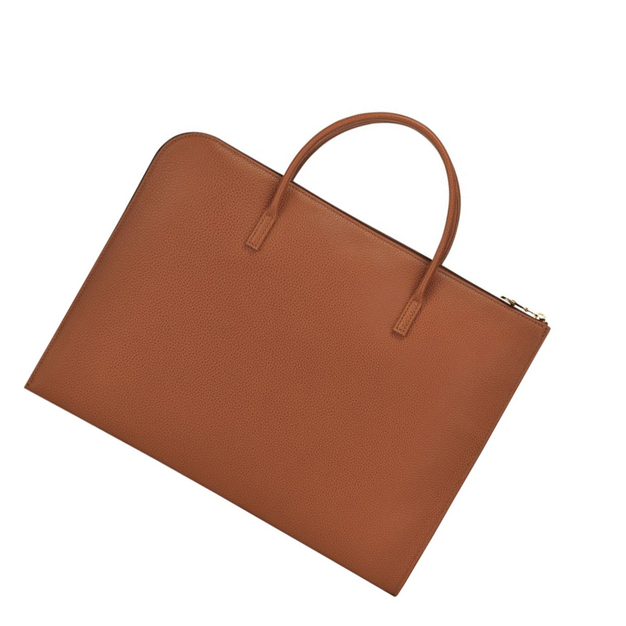 Maletín Longchamp Le Foulonné S Mujer Marrones | ES-HJLY091