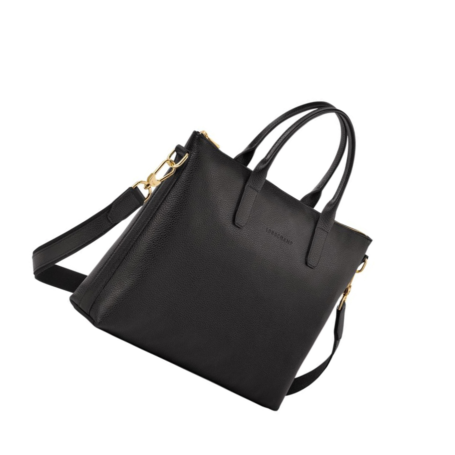 Maletín Longchamp Le Foulonné S Mujer Negras | ES-TVPD526