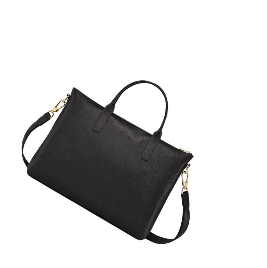 Maletín Longchamp Le Foulonné S Mujer Negras | ES-TVPD526