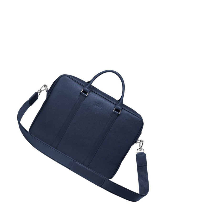 Maletín Longchamp Le Foulonné XS Hombre Azul Marino | ES-ZWTM129