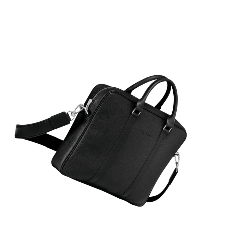 Maletín Longchamp Le Foulonné XS Mujer Negras | ES-LXIH840