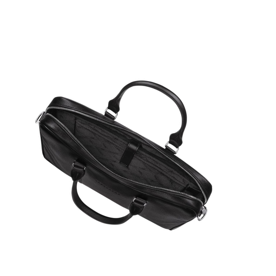 Maletín Longchamp Le Foulonné XS Mujer Negras | ES-LXIH840