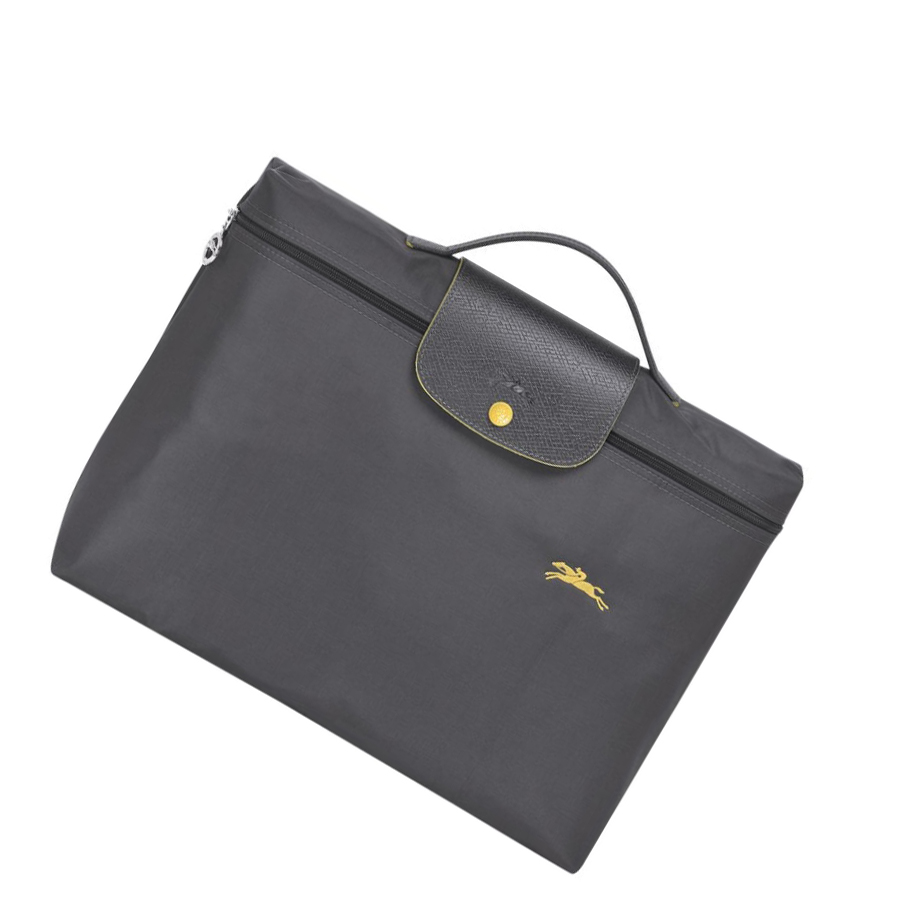 Maletín Longchamp Le Pliage Club S Hombre Gris | ES-HZIA832