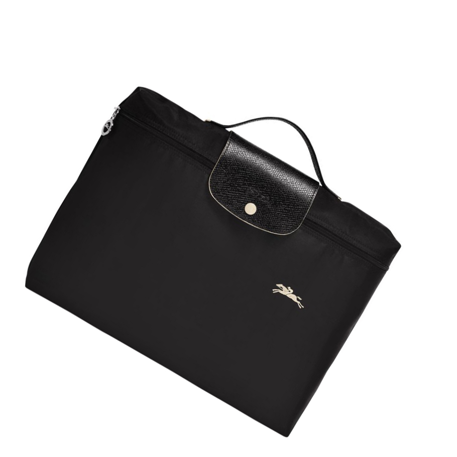 Maletín Longchamp Le Pliage Club S Hombre Negras | ES-TIQE289