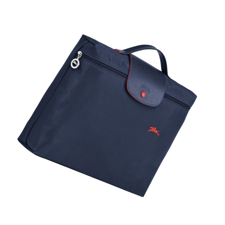 Maletín Longchamp Le Pliage Club S Mujer Azul Marino | ES-QRSW754