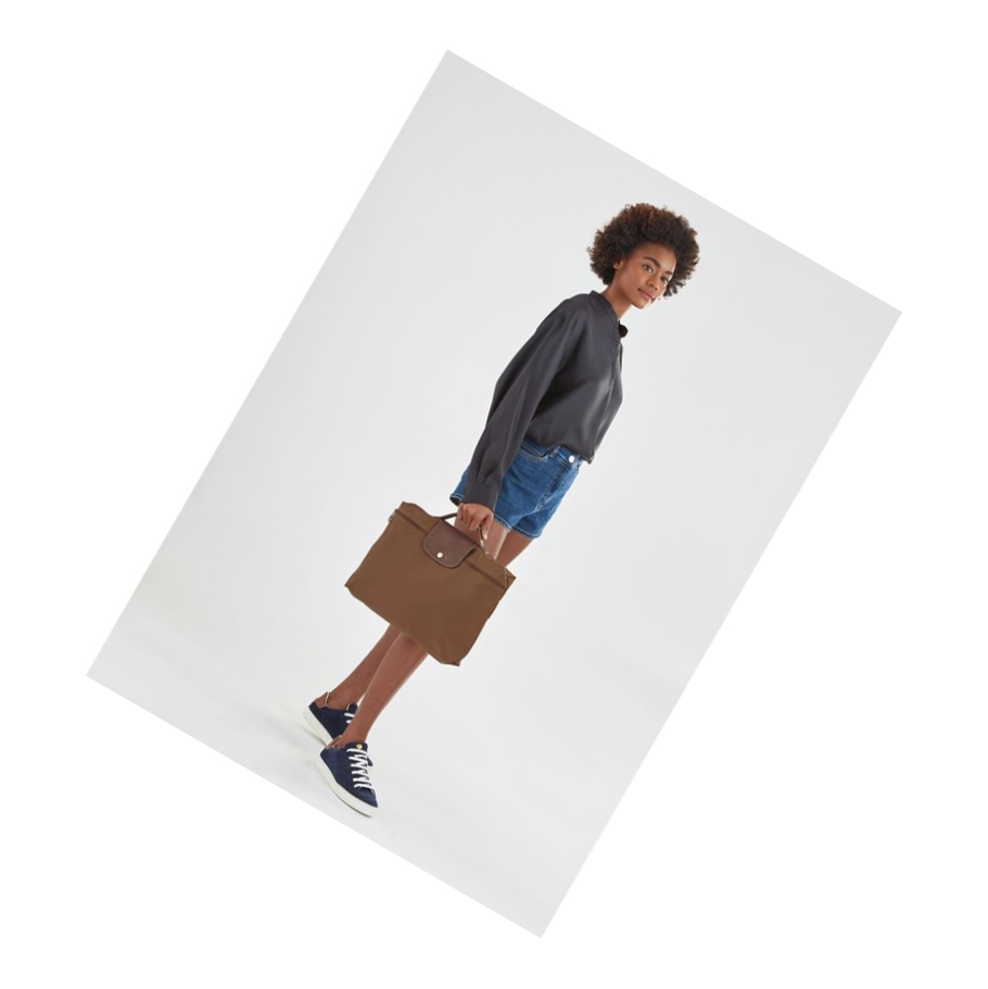 Maletín Longchamp Le Pliage Original S Hombre Marrones | ES-VAFB963