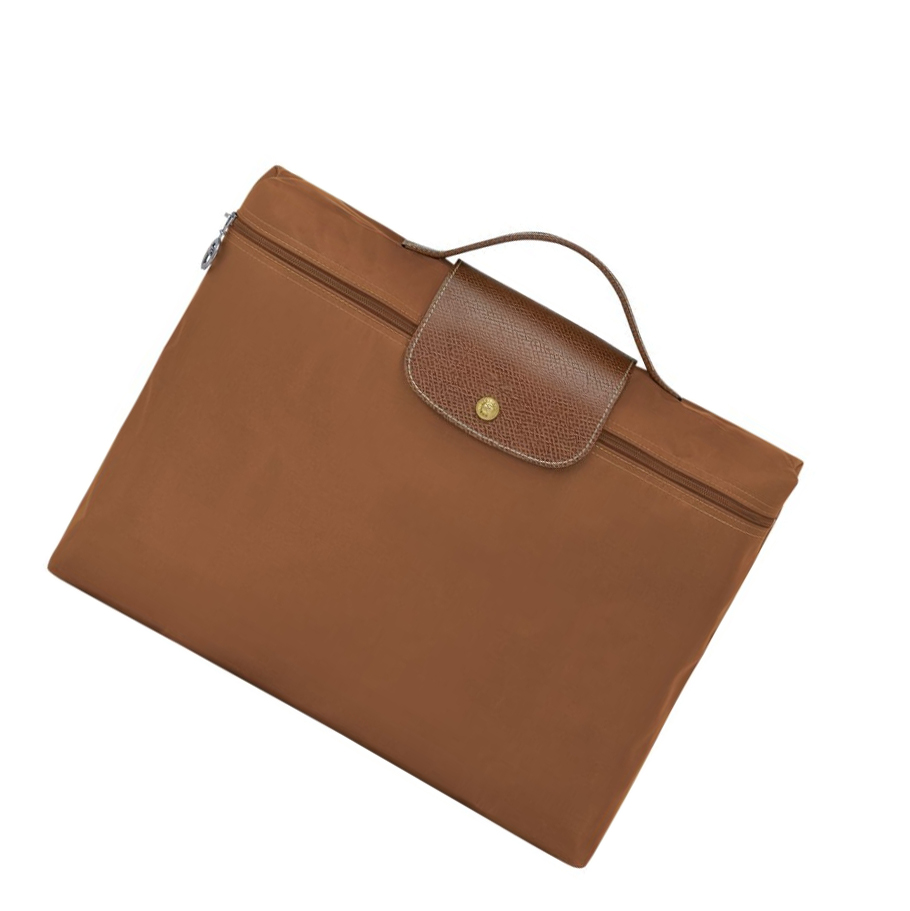 Maletín Longchamp Le Pliage Original S Hombre Marrones | ES-VAFB963