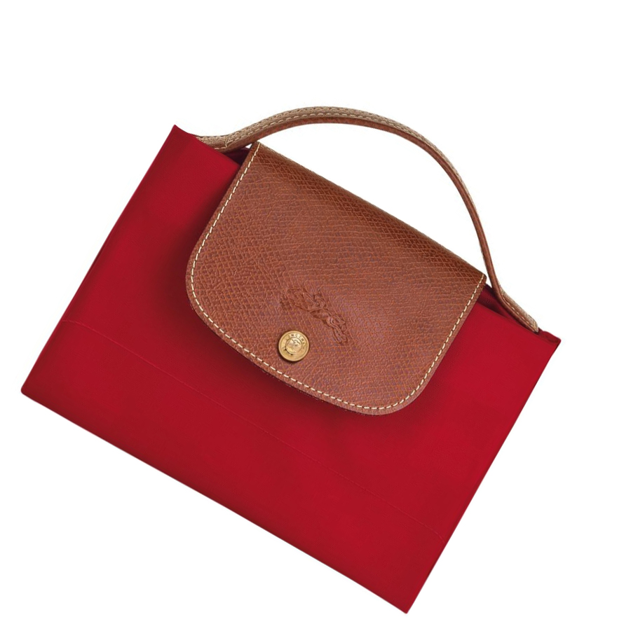 Maletín Longchamp Le Pliage Original S Mujer Rojas | ES-SIER078