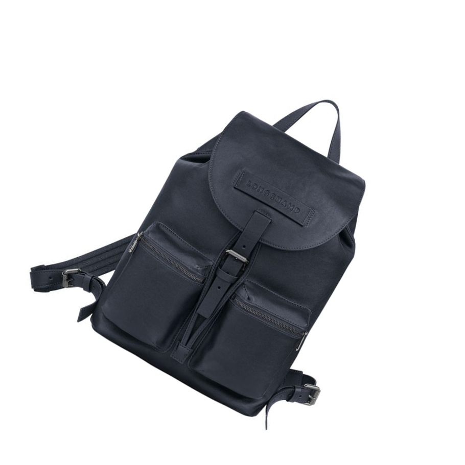 Mochilas Longchamp 3D M Mujer Azules | ES-NJGT089