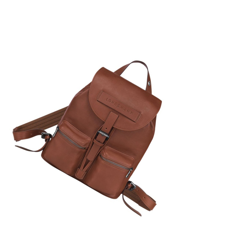 Mochilas Longchamp 3D S Hombre Marrones | ES-DMER406