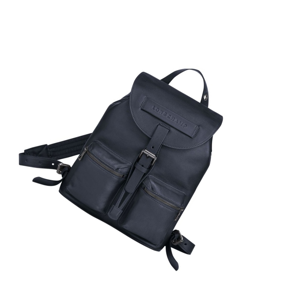 Mochilas Longchamp 3D S Mujer Azules | ES-BGOQ973