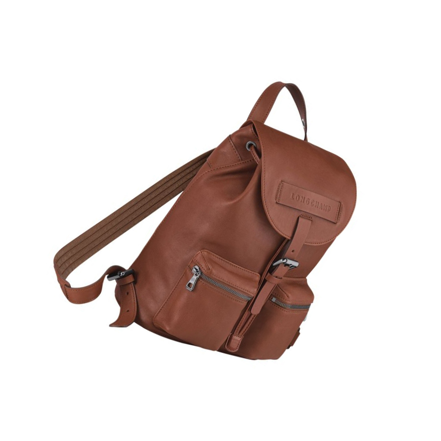 Mochilas Longchamp 3D S Mujer Marrones | ES-WBVP397