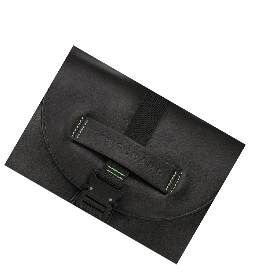 Mochilas Longchamp 3D Ultra Black M Hombre Negras | ES-BVDQ169