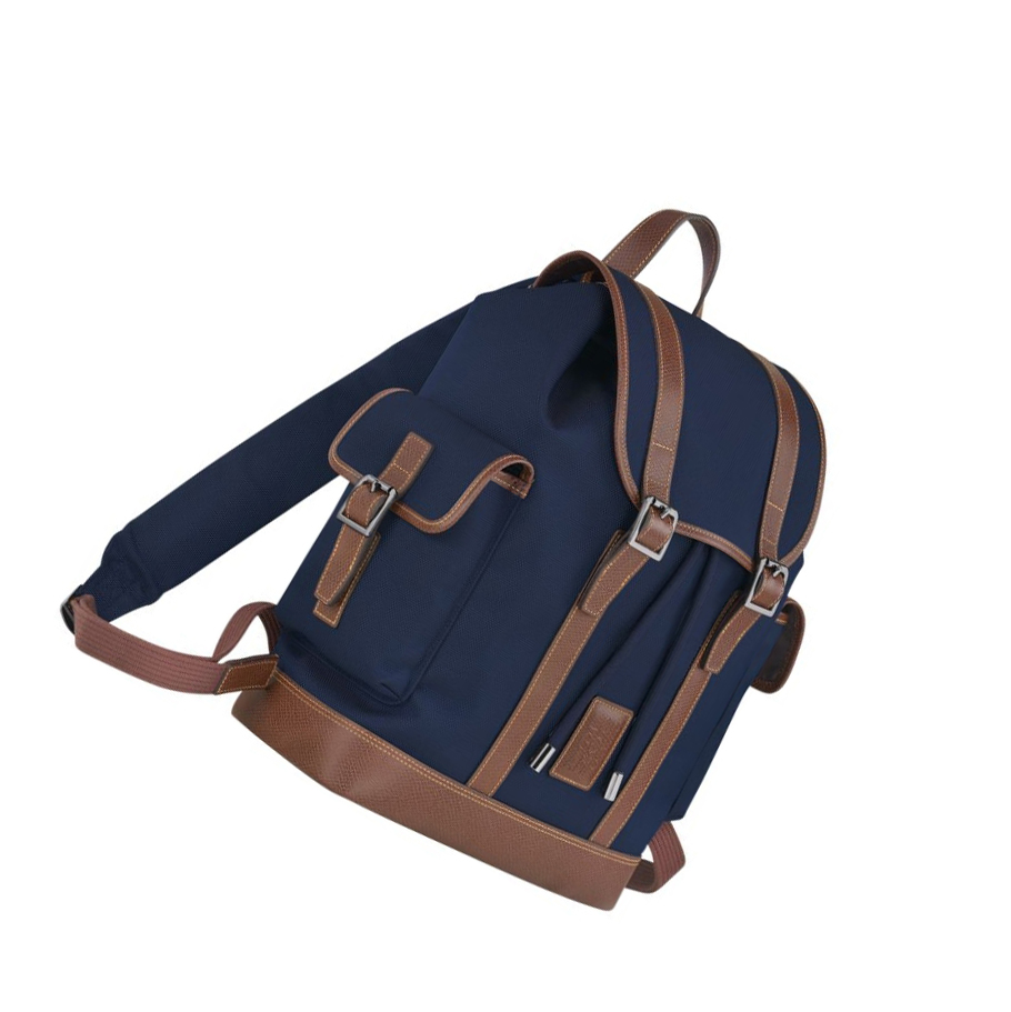 Mochilas Longchamp Boxford Hombre Azul Marino | ES-JKSR179