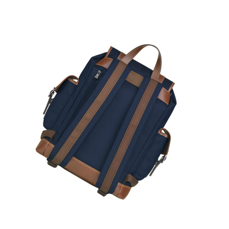 Mochilas Longchamp Boxford Hombre Azul Marino | ES-JKSR179
