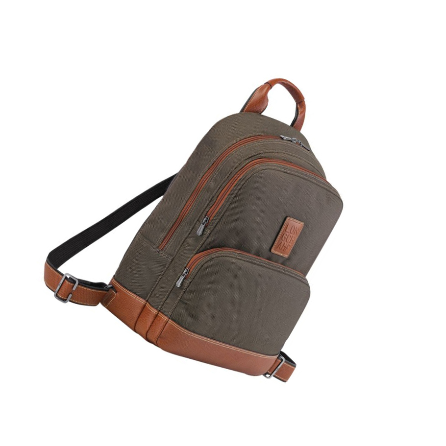 Mochilas Longchamp Boxford Hombre Marrones | ES-HKOP592