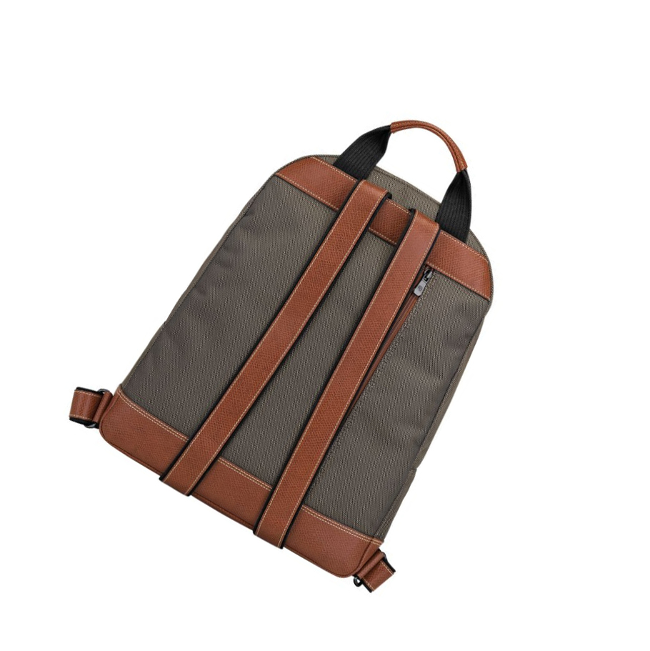 Mochilas Longchamp Boxford Hombre Marrones | ES-HKOP592