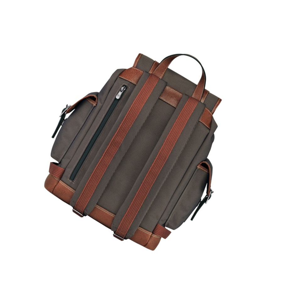 Mochilas Longchamp Boxford Hombre Marrones | ES-TRLD103